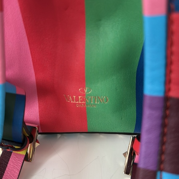 Valentino Rockstud 1973  Mini Backpack Rainbow Multicolor 2015 - Picture 9 of 11